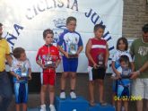 José Ángel Camacho, del Club Ciclista Santa Eulalia, sube por tercera vez consecutiva al pódium en escuelas de ciclismo