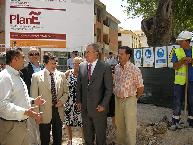 Las obras del Plan E han dado empleo en Lorca a 1.722 personas, según González Tovar - 1, Foto 1