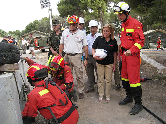 Más de 140 efectivos de emergencias participan en Cartagena en el simulacro de un terremoto - 1, Foto 1