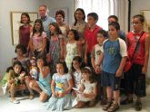 Treinta niños reciben su diploma del taller de Lectura y Escritura del Museo Ramón Gaya