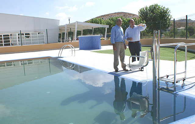 Finalizan las obras de la nueva piscina del Albergue Juvenil Cabezo la Jara de Puerto Lumbreras - 1, Foto 1