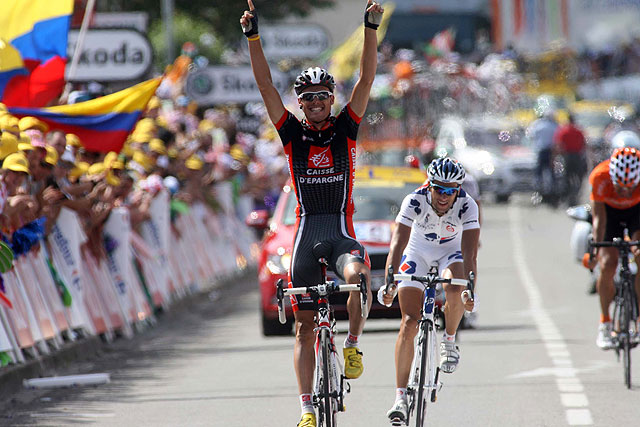 Luis León Sánchez, espléndido en la octava etapa del Tour de Francia, gana en Saint-Girons - 1, Foto 1