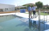 Finalizan las obras de la nueva piscina del Albergue Juvenil Cabezo la Jara de Puerto Lumbreras