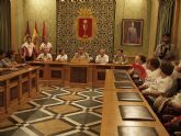 Recibimiento a los murcianos de BICISOLIDARIA en el Ayuntamiento de Zaragoza