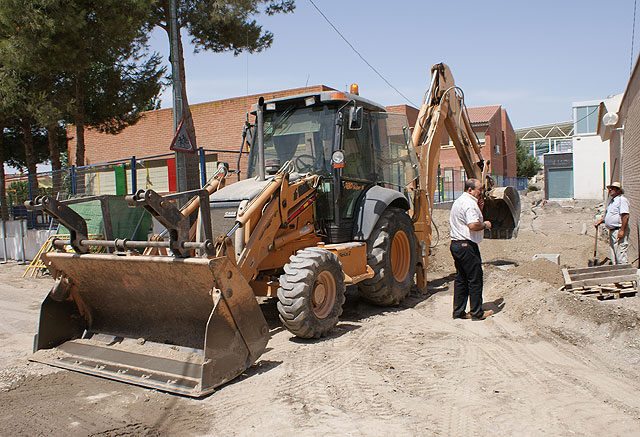 Puerto Lumbreras inicia las obras en los accesos al Colegio Público Purísima Concepción - 1, Foto 1