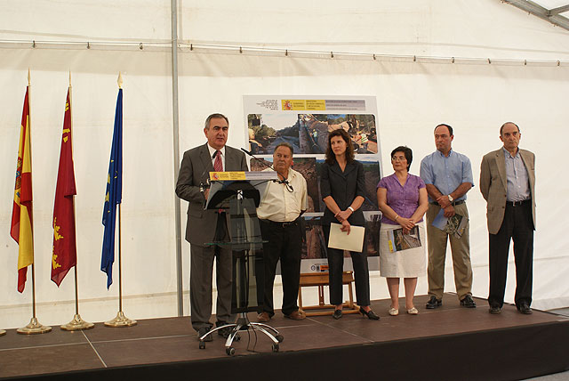 La Directora General del Agua visita las obras del Postrasvase Tajo-Segura en Pliego, Foto 1