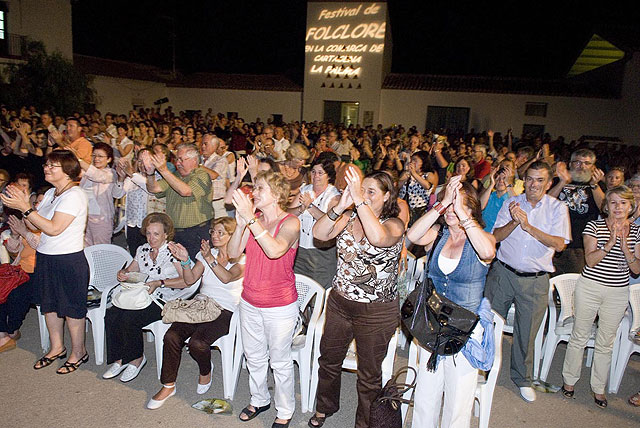 Gran xito de pblico en el Festival de Folclore de La Palma - 1