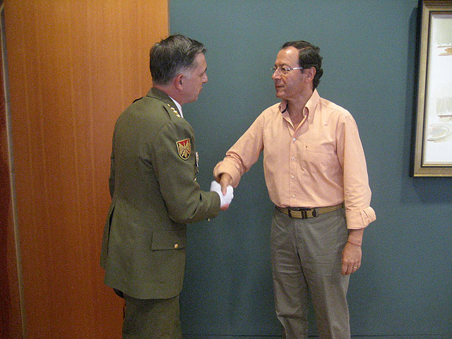 El Alcalde recibe al Comandante Militar de Murcia - 2, Foto 2