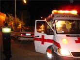 Cruz Roja de guilas asiste dos accidentes de trfico durante la jornada del martes 14 de julio