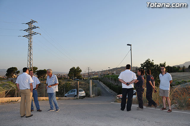 Inauguran las obras de alumbrado pblico llevadas a cabo en el Camino de los Yesares en la diputacin de Mort - 3