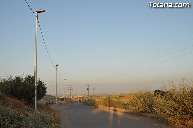 Inauguran las obras de alumbrado pblico llevadas a cabo en el Camino de los Yesares en la diputacin de Mort - 4
