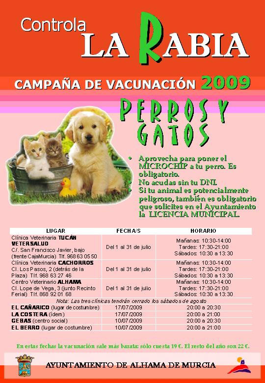 Campaña de vacunacin contra la rabia en perros y gatos, Foto 1
