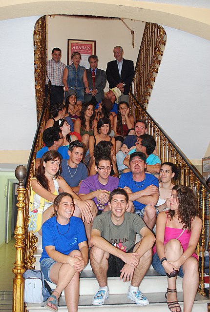 El alcalde de Abarán recibe a los participantes del Campo de Trabajo - 2, Foto 2