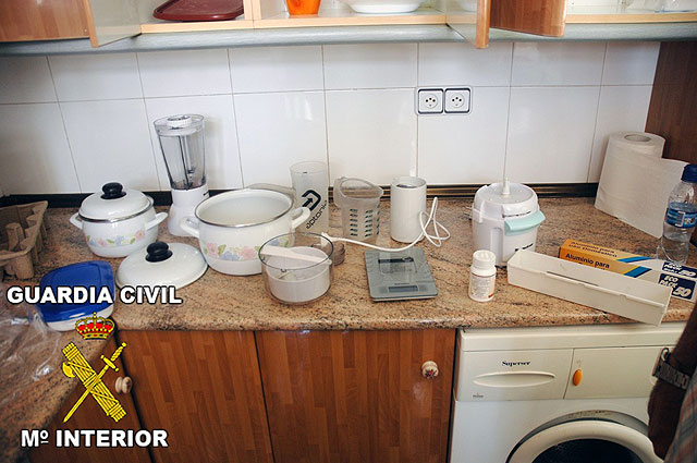 Desarticulada en Murcia una organizacin dedicada al trafico de drogas y desmantelado un laboratorio clandestino - 4