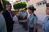 El delegado del Gobierno presenta 91 guardias civiles que realizarn sus prcticas en la Regin durante un año
