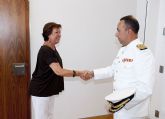 La alcaldesa da la bienvenida al nuevo delegado de Defensa en la Regin