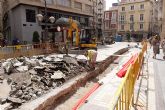 Las obras de peatonalizacin llegan a Capitana y la Plaza de San Sebastin