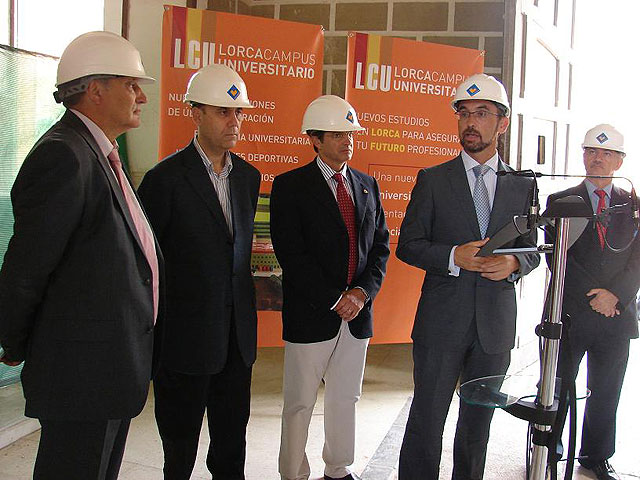 Las obras del Campus de Lorca para impartir grados de Ciencias de la Salud estarán concluidas en el verano de 2010 - 1, Foto 1