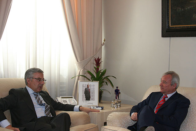 Valcárcel y Blanco pactan la llegada del AVE a la Región a través de Cieza - 1, Foto 1