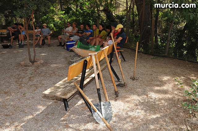Un total de 25 jvenes de distintas nacionalidades realizan labores de conservacin del entorno natural de Sierra Espuña - 13