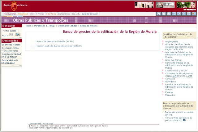 El Banco Regional de Precios de la Edificación recibe más de 4.000 consultas para calcular el precio de una obra a través de Internet - 1, Foto 1