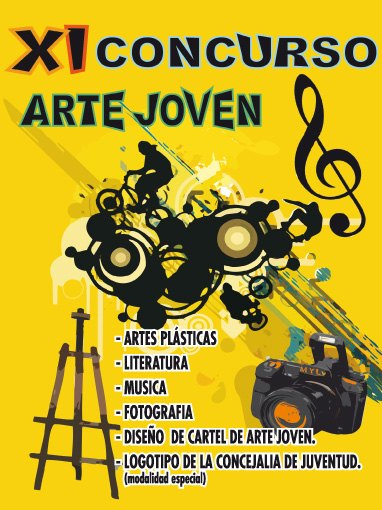 El XI Concurso Arte Joven 2009 incluye una modalidad especial para diseñar un logotipo para la concejalía de Juventud - 2, Foto 2