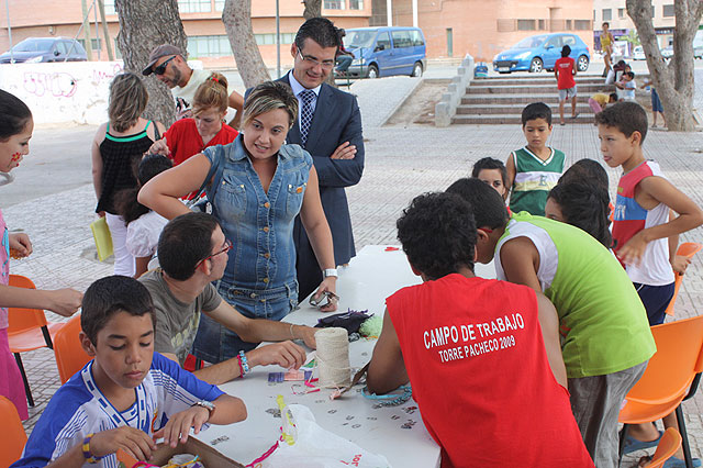 Visita a los alumnos del Campo de Trabajo Intercultural en Torre-Pacheco - 1, Foto 1