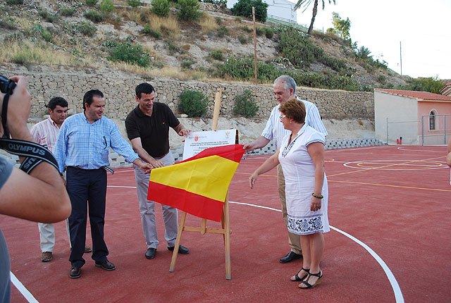El alcalde de Abarán y el Director General de Deportes inauguran las nuevas pistas deportivas - 1, Foto 1
