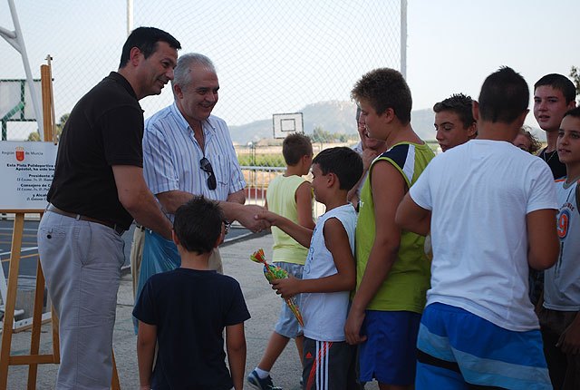 El alcalde de Abarán y el Director General de Deportes inauguran las nuevas pistas deportivas - 4, Foto 4