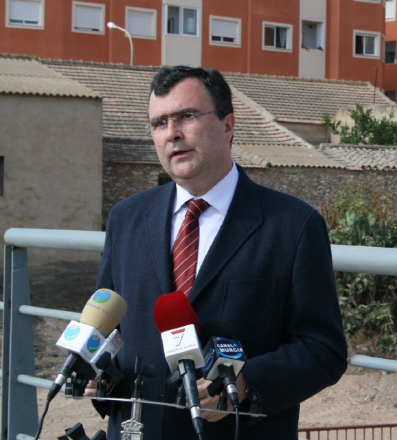 La construcción del nuevo puente sobre la rambla de Fuente Álamo mejorará los accesos en el entorno del futuro Aeropuerto Internacional - 2, Foto 2