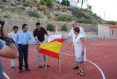 El alcalde de Abarán y el Director General de Deportes inauguran las nuevas pistas deportivas