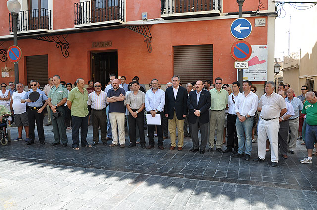 González Tovar y Diego Cervantes ponen la primera piedra del nuevo Edificio Municipal de Usos Múltiples de Mula - 2, Foto 2