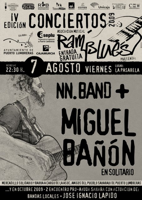 Puerto Lumbreras acogerá  la IV Edición de Conciertos Ramblues - 2, Foto 2