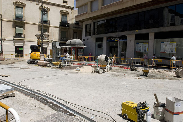 Las obras en La Puerta de Murcia llegan al Monumento al Procesionista - 3, Foto 3