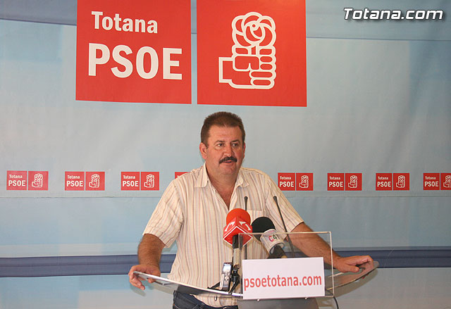 PSOE: El PP totanero se niega a exigirle a Valcárcel dinero para la financiación de los ayuntamientos, Foto 1