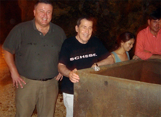 Fernando Sánchez Dragó, acompañado del Alcalde de La Unión , Foto 1