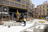 Las obras en La Puerta de Murcia llegan al Monumento al Procesionista