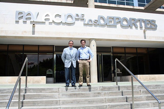 El nuevo presidente del CB Murcia visita las oficinas de la entidad - 2, Foto 2