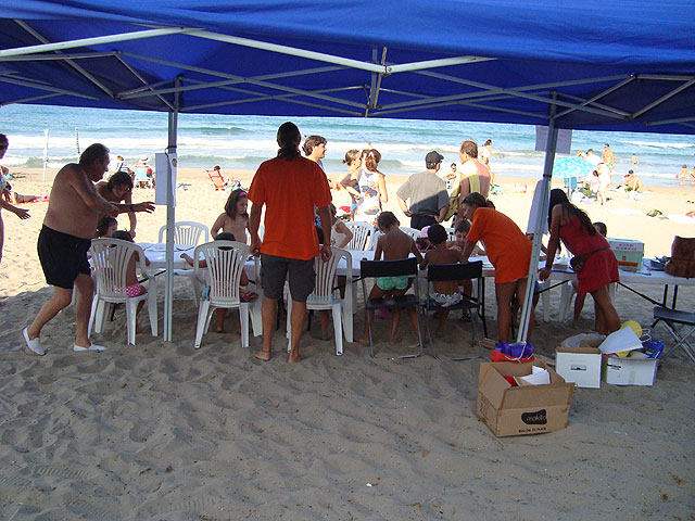 Comienza con éxito  la compaña divulgativa sobre “Arribazones y arenales” en La Manga - 1, Foto 1