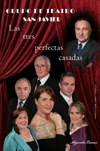 El Grupo de Teatro San Javier estrena “Las Tres Perfectas Casadas” de Casona - 2, Foto 2