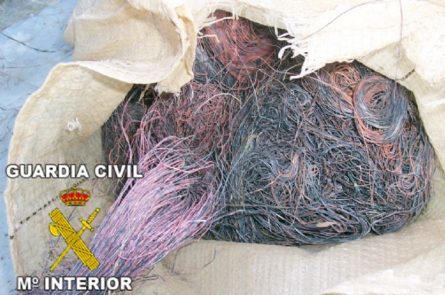 La Guardia Civil y Policía Local de El Algar han detenido a una persona in fraganti por el robo de cableado eléctrico - 1, Foto 1