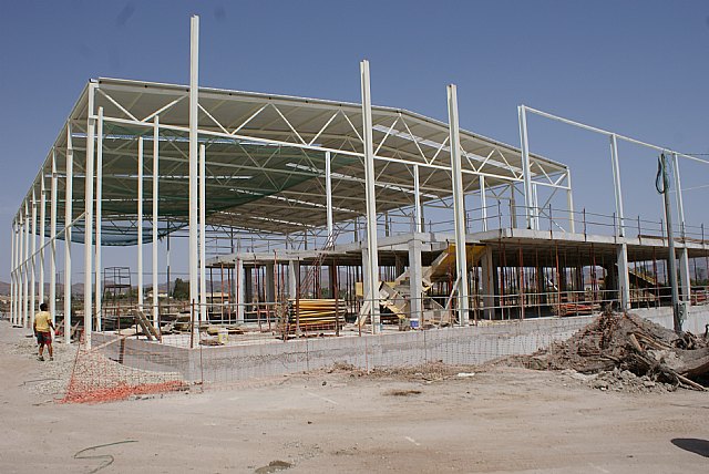 Avanzan las obras del Centro Multiusos Pabellón Deportivo de la Estación del Esparragal de Puerto Lumbreras - 2, Foto 2
