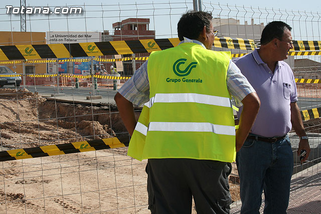 Totana mejorar  el acceso al casco urbano gracias a las obras de reordenacin del trfico por la Avenida Juan Carlos I - 12