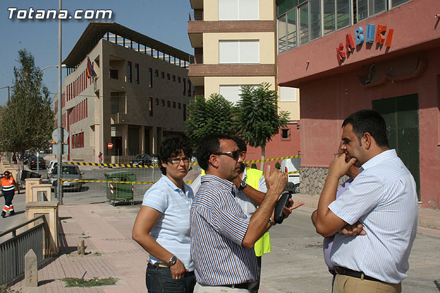 Totana mejorar  el acceso al casco urbano gracias a las obras de reordenacin del trfico por la Avenida Juan Carlos I - 13