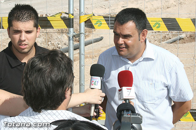Totana mejorar  el acceso al casco urbano gracias a las obras de reordenacin del trfico por la Avenida Juan Carlos I - 14