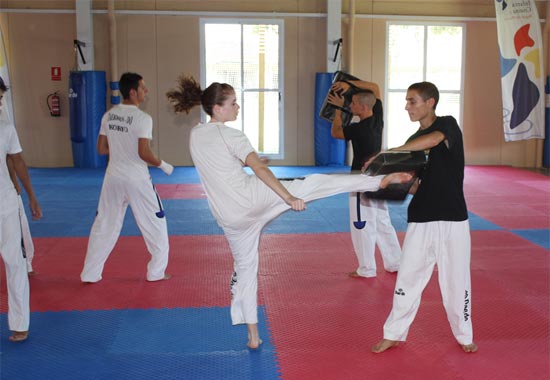 Taekwondistas europeos concentrados con los deportistas del Club Koryo de Torre-Pacheco - 1, Foto 1