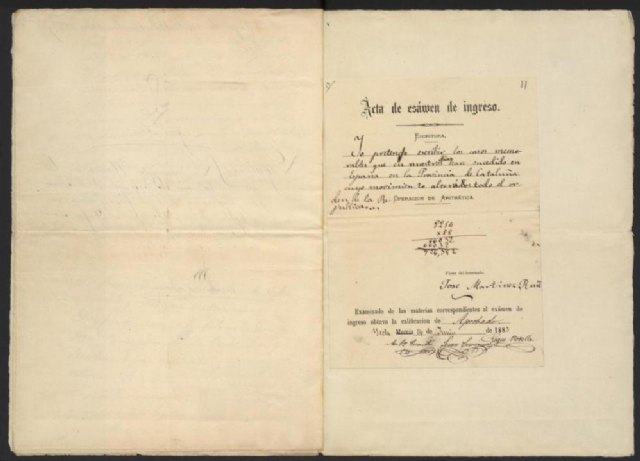 Cultura halla el expediente académico de Azorín en el Archivo General de la Región - 2, Foto 2