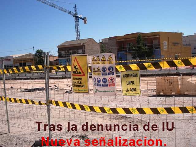 IU considered "positive, given his claim of safety on construction of Avenida Juan Carlos I, have adopted measures", Foto 1