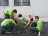 Los alumnos del Programa de Cualificacin ProfesionalIinicial de 'Actividades Auxiliares en Viveros y Jardines' realizan un descanso vacacional