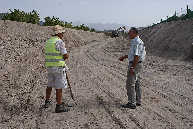 Continúan las obras de acondicionamiento de la Rambla del Murciano de Puerto Lumbreras - 1, Foto 1